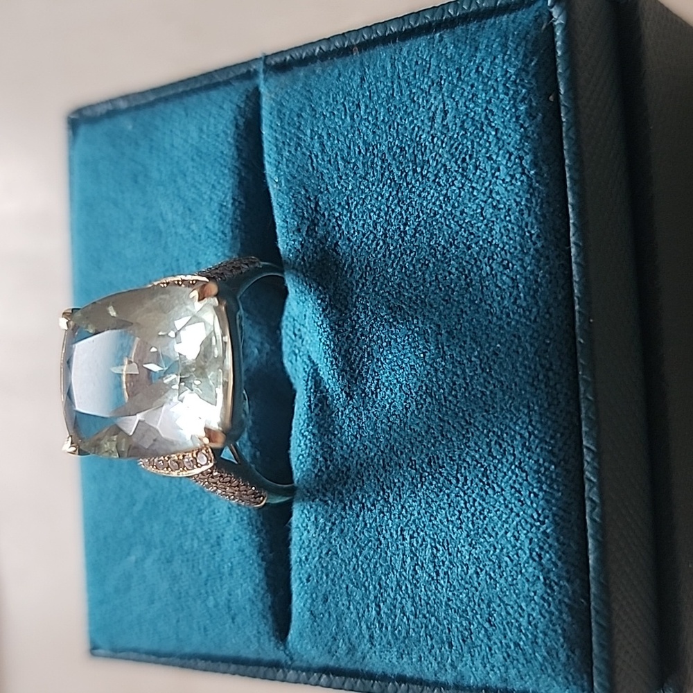 Effy 14k Prasiolite And Diamond Ring - Today Only Deal